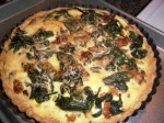 ffwd - spinach and sausage quiche