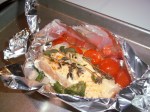 ffwd - salmon and tomatoes en papillote