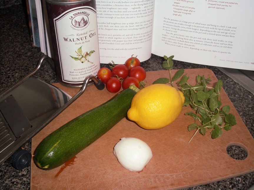 ffwd – minted zucchini tagliatelle with cucumbers and&nbsp;lemon