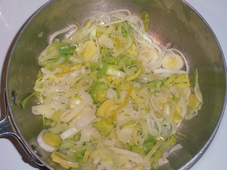 CCC – December: Leek risotto with&nbsp;chestnuts