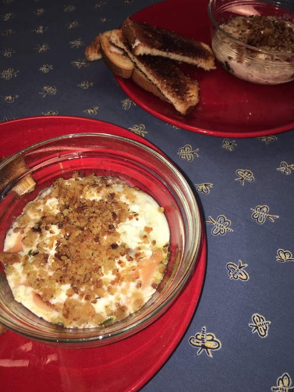 CtBF – Baked eggs with kale and smoked&nbsp;salmon